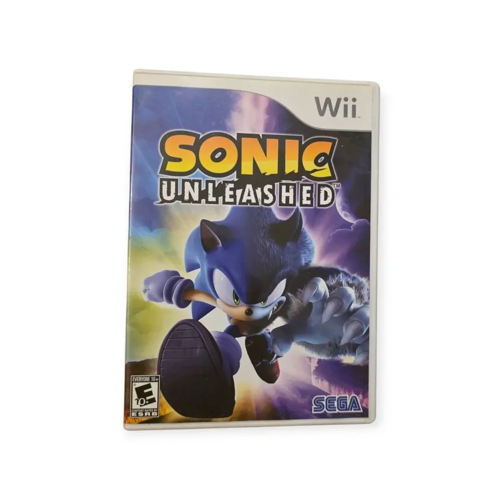 Sonic Unleashed Nintendo Wii Complete CIB w/ Manual Authentic Untested